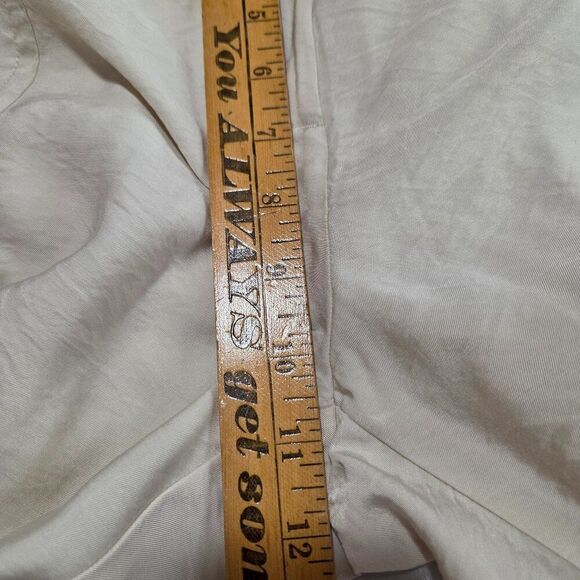 EUC LIKE NEW H&M CREAM CARGO STRAIGHT PANTS SIZE 10 / M WOMENS - Picture 13 of 14